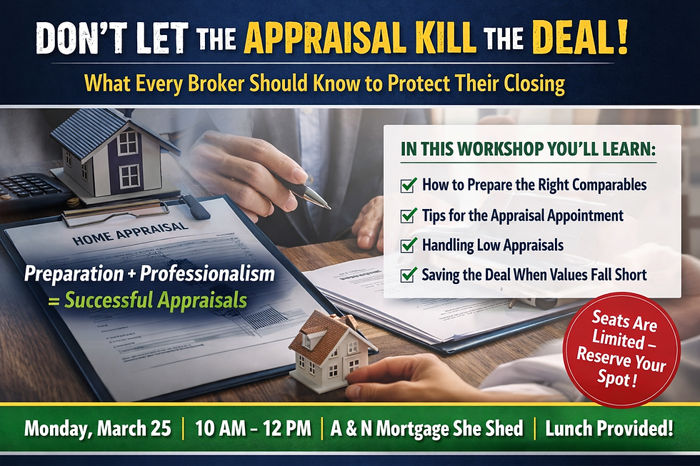 Don’t Let the Appraisal Kill the Deal