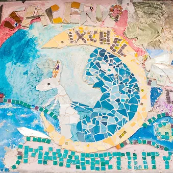 Invitation to making art from divine feminine classes, Fridays in January