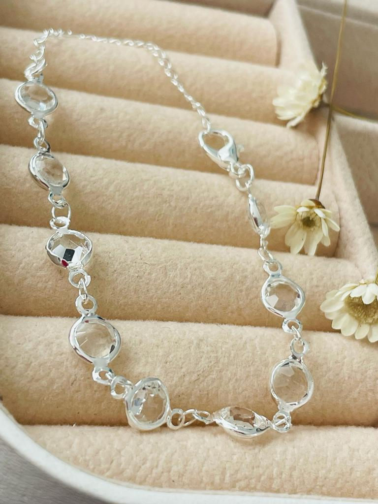 Miniatura: Pulseira Tiffany Pontos Cristal