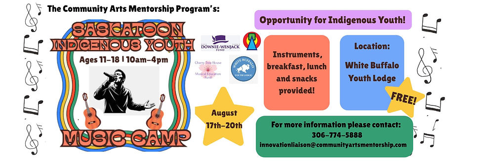 Saskatoon Indigenous Youth Music Camp