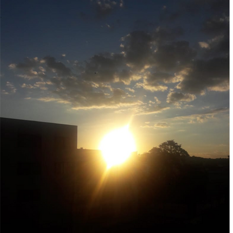 Olhe o pôr do sol!!