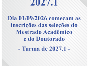PPGRI / UERJ - Seleções do MESTRADO e do DOUTORADO - Turma de 2027.1 - Edital e Início das Inscrições