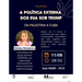 11/08/2026 - Palestra "A política externa dos EUA sob Trump: da Palestina a Cuba"