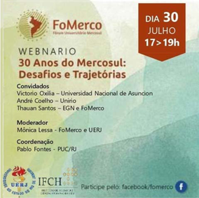  V Webinário do FoMerco - Dia 30/07/2021