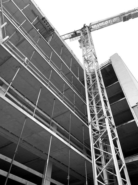 Baustelle Hochhaus