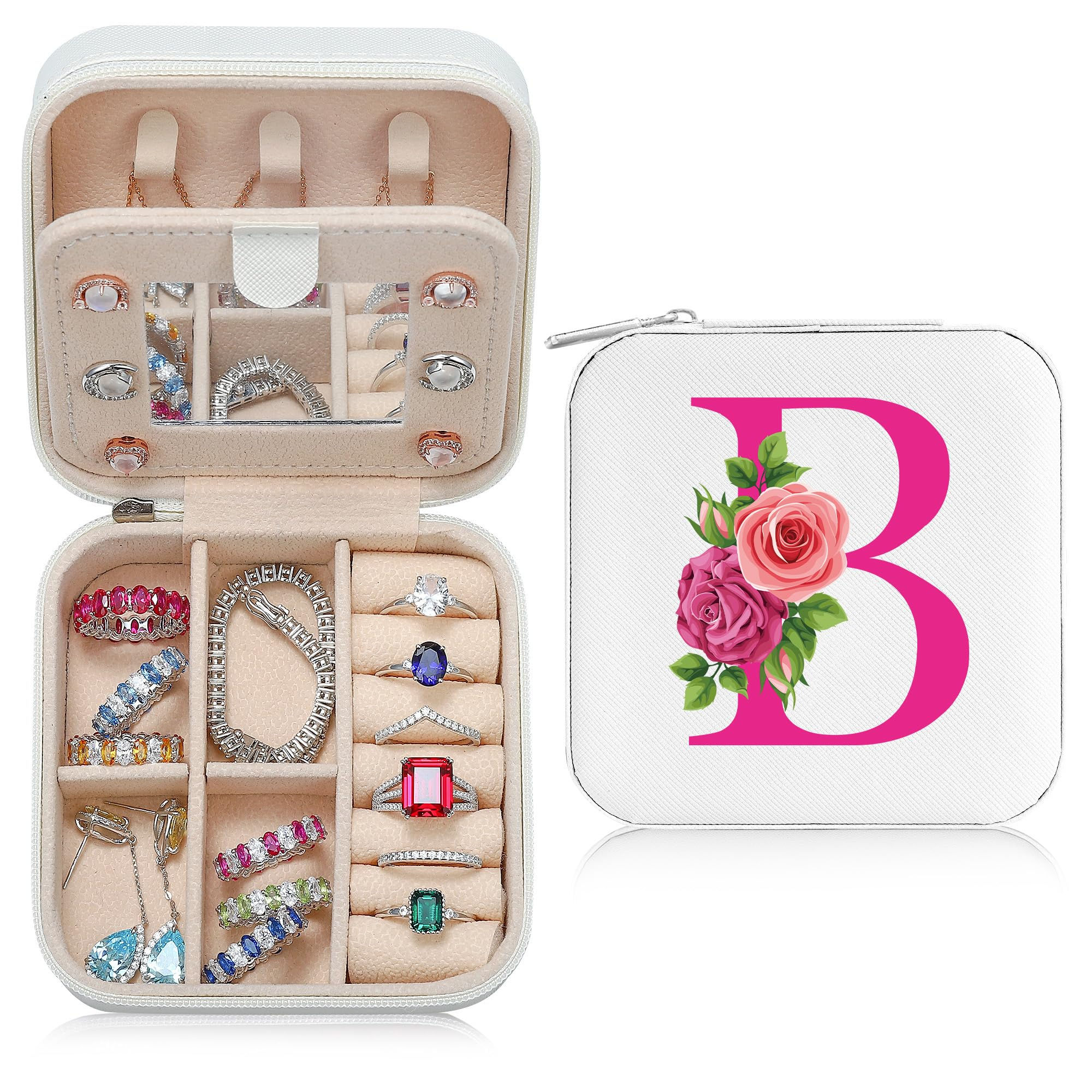 Parima Graduation Jewelry Boxes for Travel - Pink Travel Jewelry Boxes for Women
