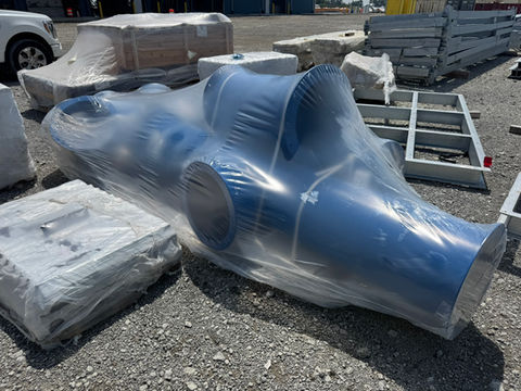 Shrink Wrap Installation In Progress