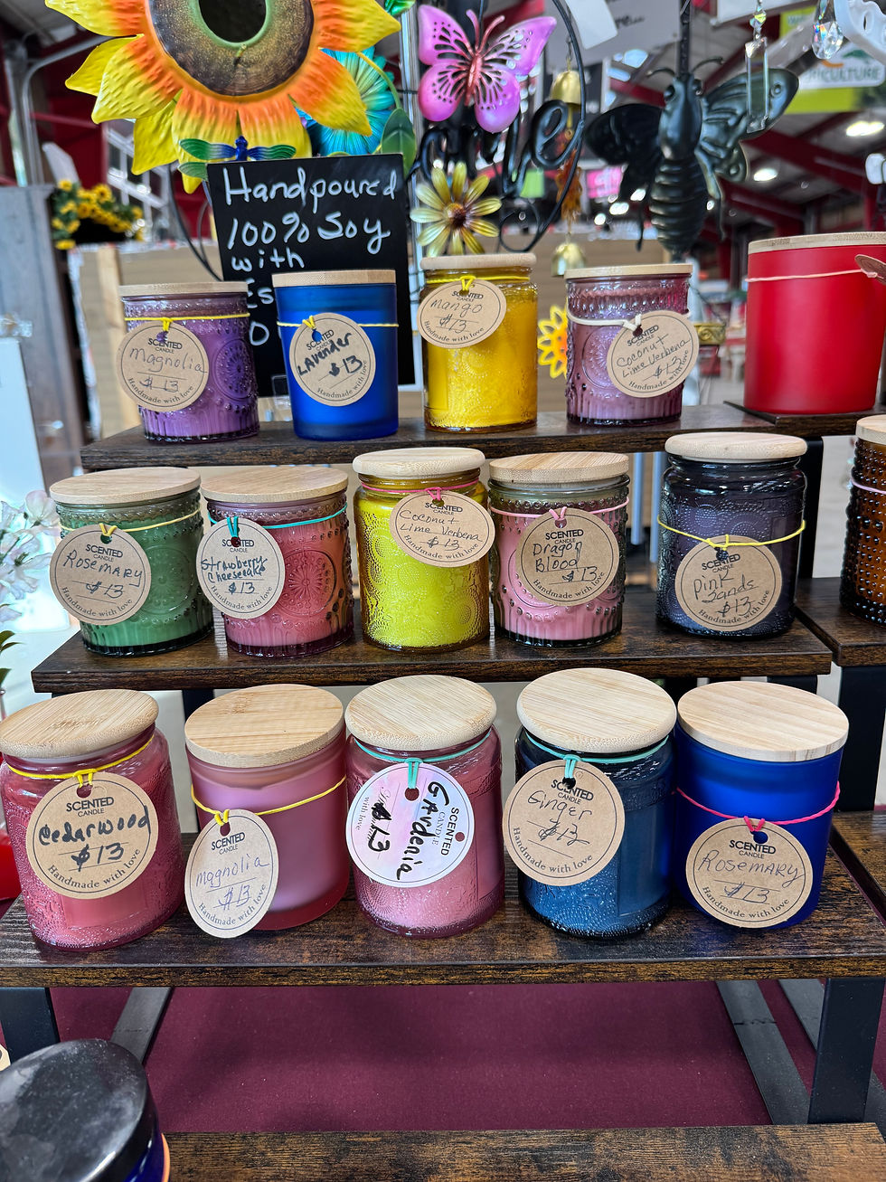 Thumbnail: Handmade hand poured 100% soy candles