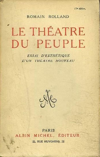 Le Théâtre du peuple, Albin Michel, 1926
