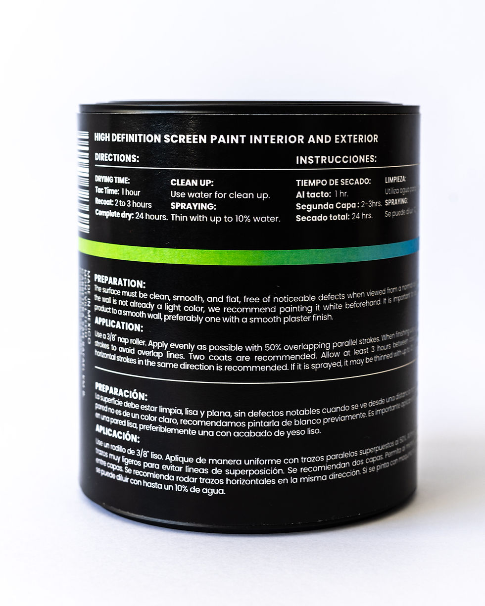 Miniatura: Kit de Pintura Para Proyector Lumina Pro Screen Paint 1lt