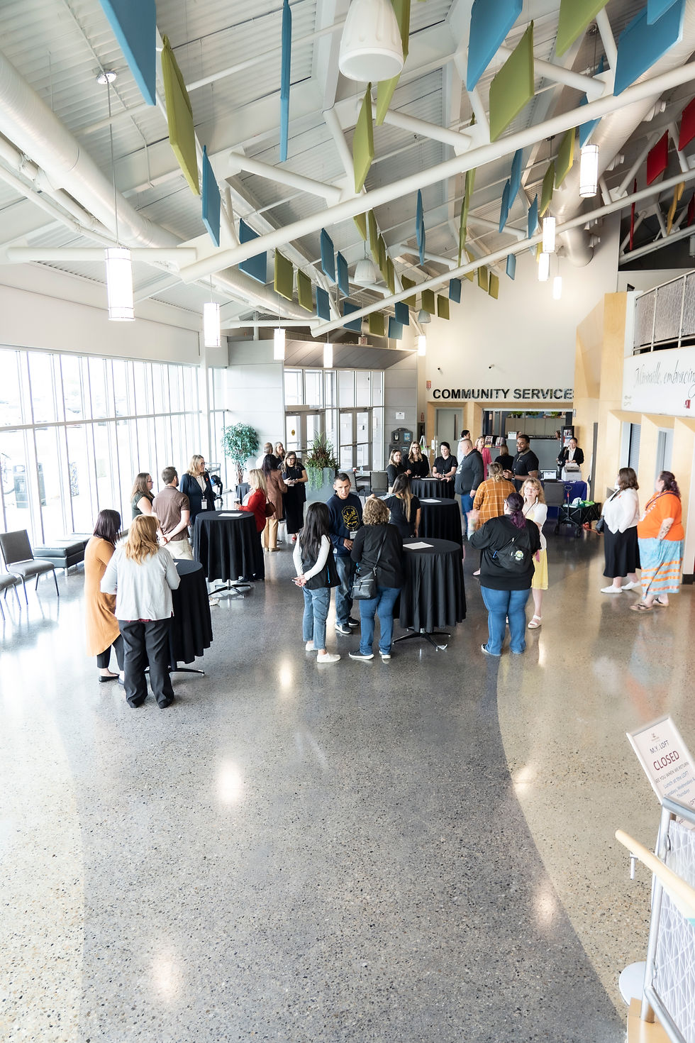 Attendees at a large event managed by IPE