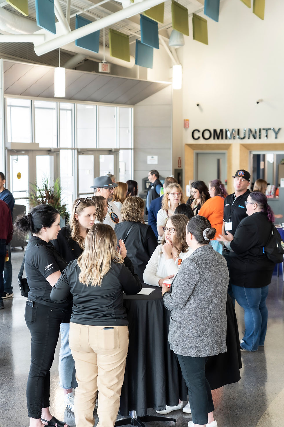 Crowd at an IPE-managed community event