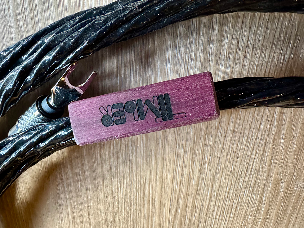 Thumbnail: Timber Audio Purple Heart biwire luidsprekerkabel