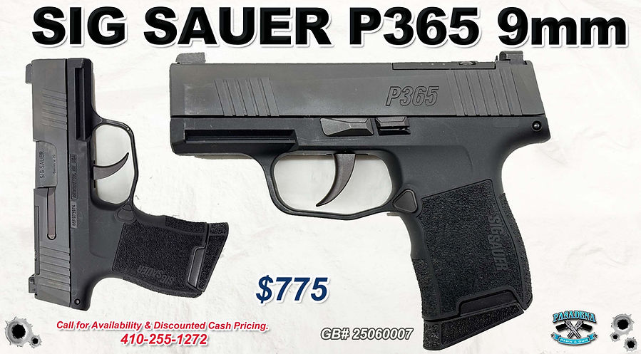 SIG SAUER P365 9mm