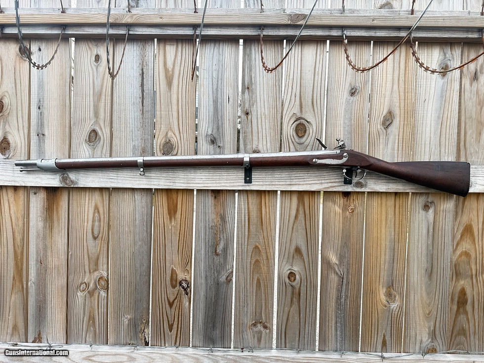 1826 P. & E.W. Blake .69 cal in it's origional flintlock configuration and the Model 1822 was used b