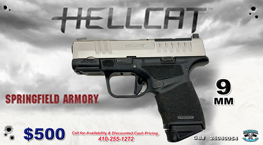 Springfield Hellcat in 9mm