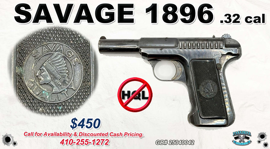 SAVAGE 1896 .32 cal