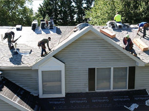 Asphalt Shingles Being Installed in Laurel