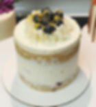 6" Lemon Blueberry Cake