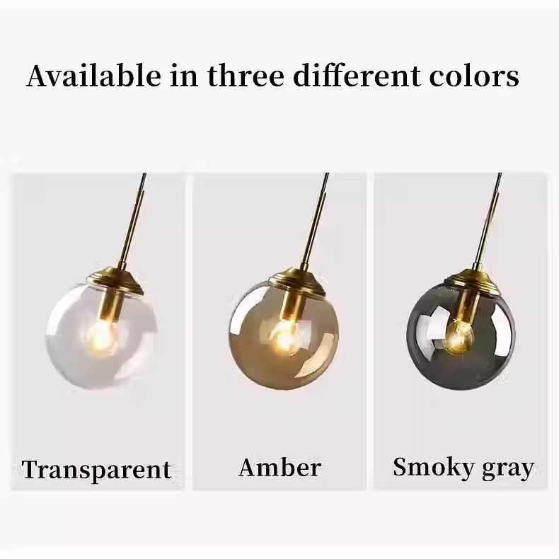 Lustre moderno de luxo em metal, estilo nórdico criativo, com luminária pendente