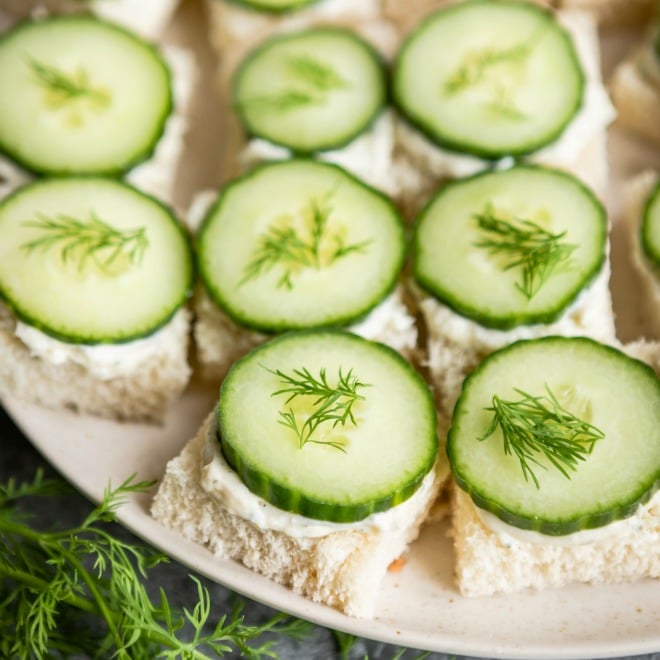 CUCUMBER DILL TEA SANDWICHES Coach Kat W.