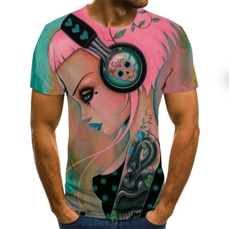 Thumbnail: 2020 3d Print Funny Music T -Shirt Man Woman Fashion T -Shirt Child Harajuku Te