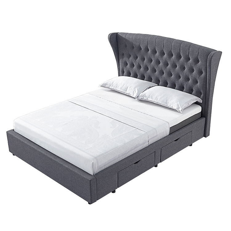 Thumbnail: King Size Modern Design Luxury Double Beds