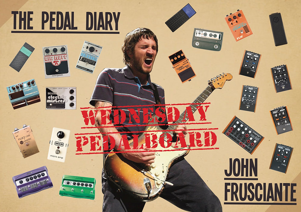 John Frusciante Pedalboard With the Full Signal Chain (2006 Version