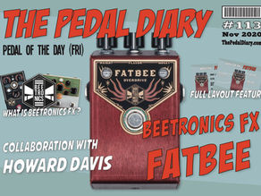 The Beetronics FX overdrive "Fatbee" Full detail layout feature (Pedal Review) | The Pedal Diary