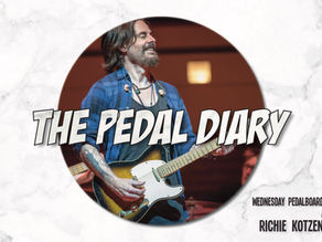 Richie Kotzen pedalboard with full signal chain (2019 version) | Wednesday Pedalboard