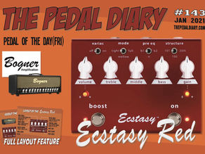 Bogner Ecstasy Red full layout feature(pedal review) | The Pedal Diary