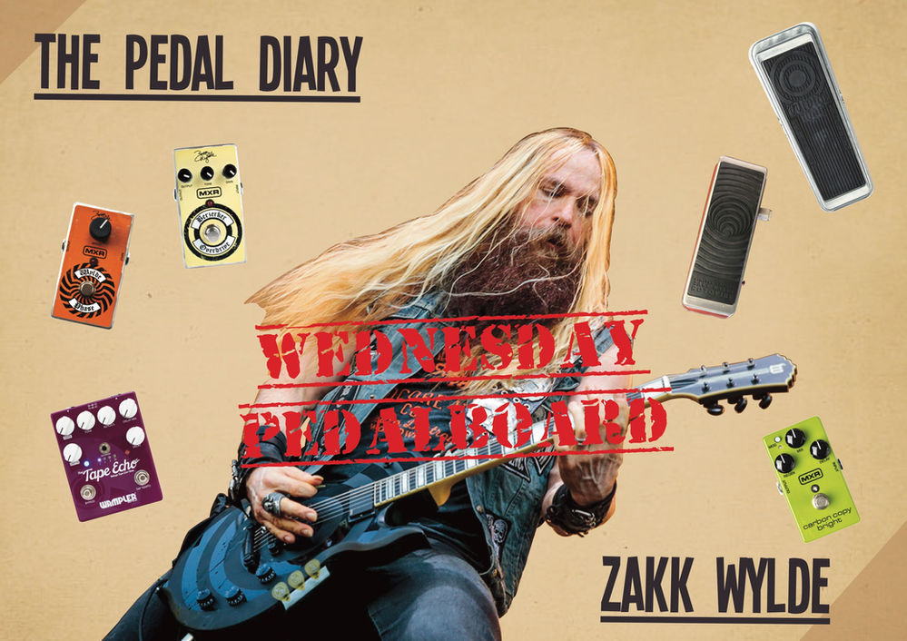 Zakk Wylde Pedalboard with full signal chain (2018 Version) The Pedal