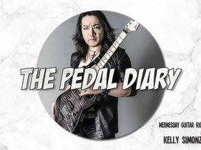 Kelly Simonz guitar rig with full signal chain (2021 version) | Wednesday Guitar Rig