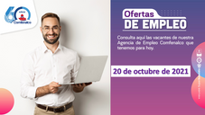Ofertas de empleo - 20 de octubre de 2021