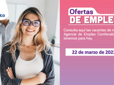 Ofertas de empleo - 22 de marzo de 2022