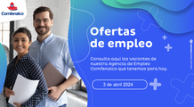 Vacantes de empleo - 3 de abril 2024