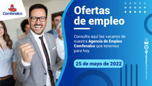 Ofertas de empleo - 25 de mayo de 2022