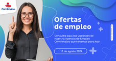 Vacantes de empleo - 15 de agosto 2024
