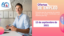 Ofertas de empleo - 15 de septiembre de 2021