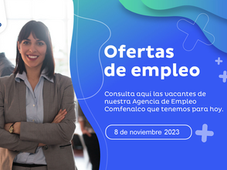 Ofertas de empleo - 8 de noviembre 2023