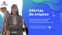 Ofertas de empleo - 28 de septiembre 2023