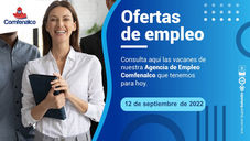 Ofertas de empleo - 12 de septiembre de 2022