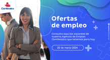 Vacantes de empleo - 20 de marzo 2024