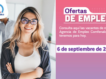 Ofertas de empleo - 6 de septiembre de 2021