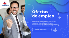 Vacantes de empleo - 15 de abril 2024