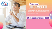 Ofertas de empleo - 14 de septiembre de 2021