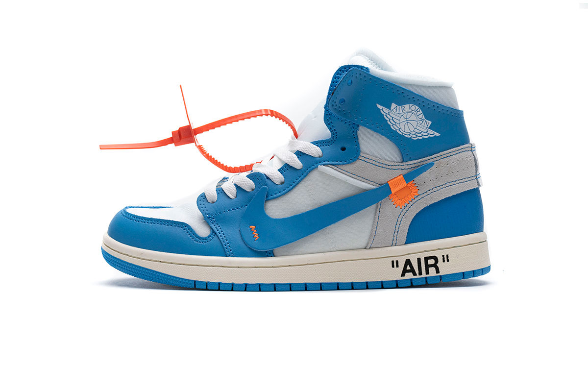 AJ 1 High x Off White 'UNC'