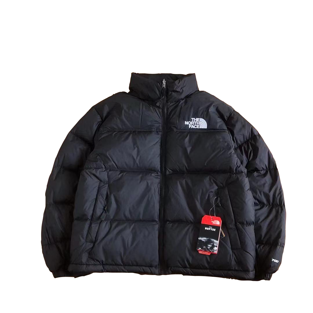 TNF Nuptse Jacke -  Schwarz