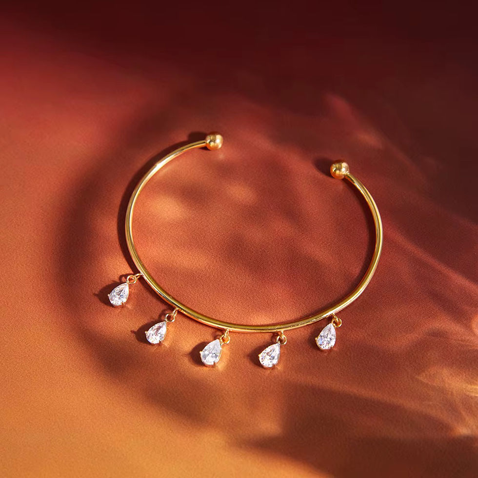 Thumbnail: Tassel Open Bangle 