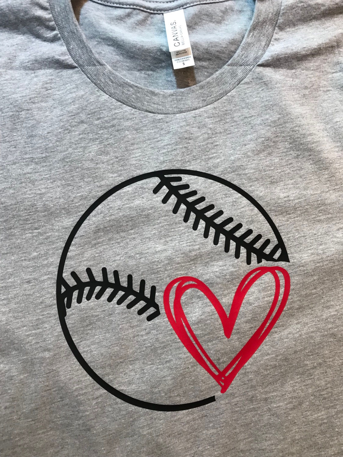 heart and baseball